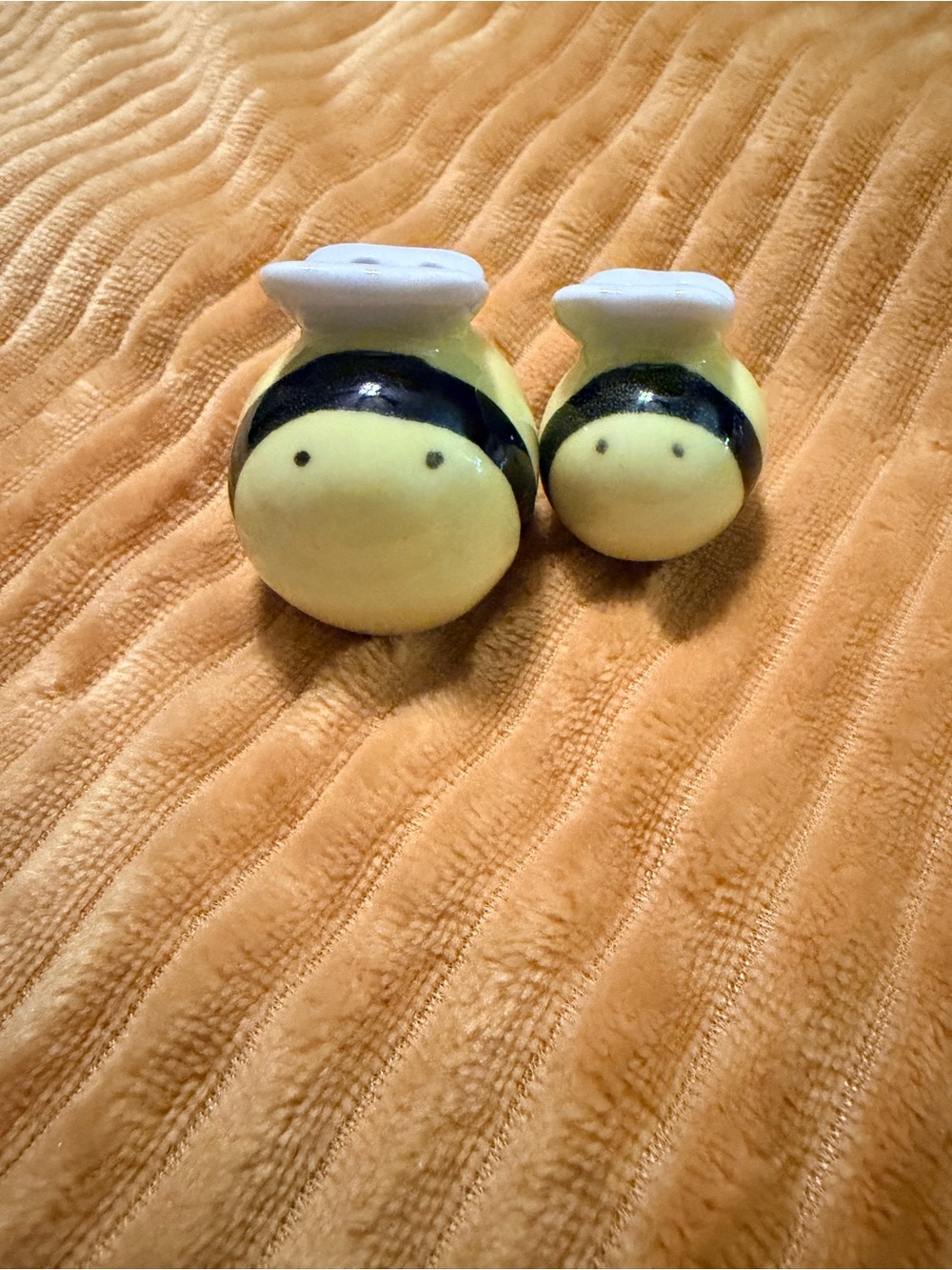 Cute as Can Bee Salt & Pepper Shakers - Yellow and Black